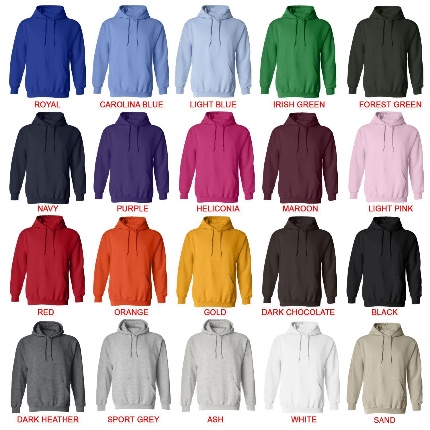 hoodie color chart - Golden Retriever Shop UK