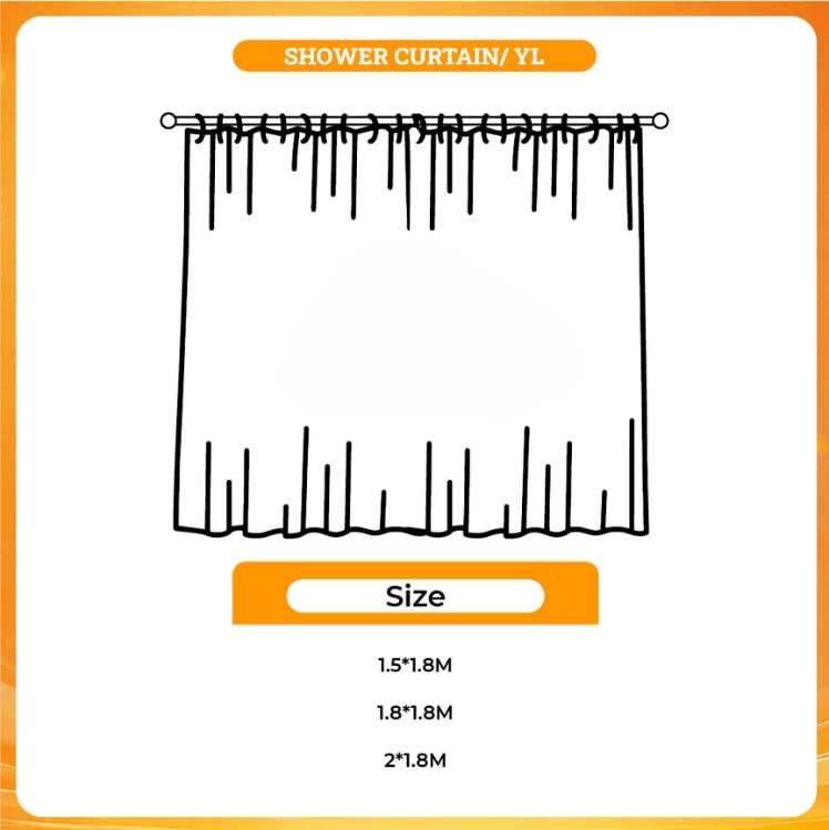 3D shower curtain - Golden Retriever Shop UK