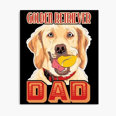 Proud Golden Retriever Dad Poster