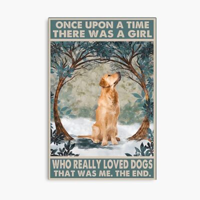 Girl Who Really Loved Golden Retriever Poster