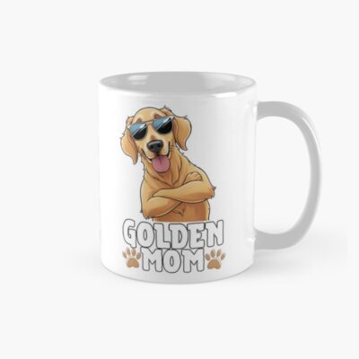 Golden Retriever Mom Warm Hearts Mug