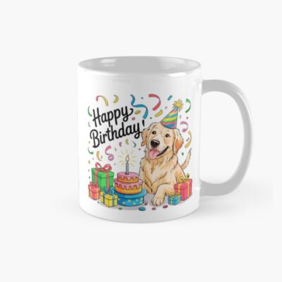 Golden Retriever Birthday Celebration Mug