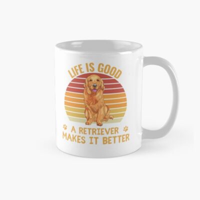 Life Better With Golden Retriever Mug