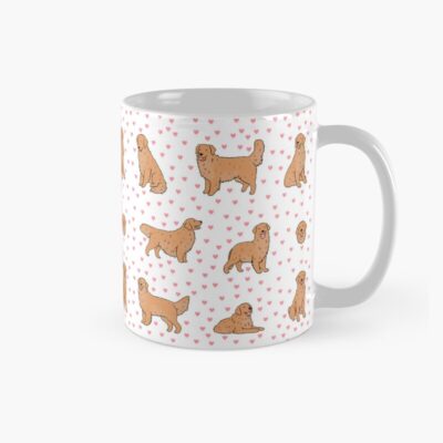 Cute Golden Retriever Pack Mug