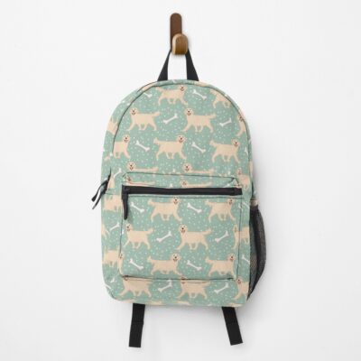 Cute Light Golden Retriever Backpack