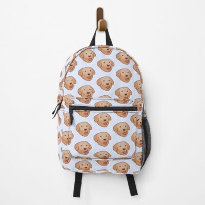 Golden Retriever Face Illustration Backpack