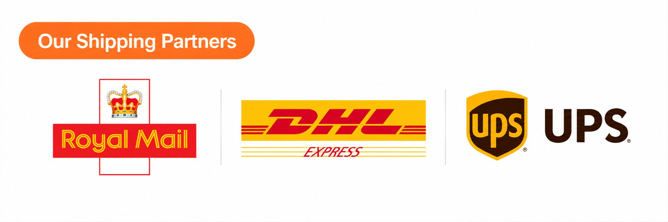 Our Shipping Partners - Golden Retriever Shop UK