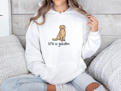 Life Is Golden Dog Pullover Hoodie