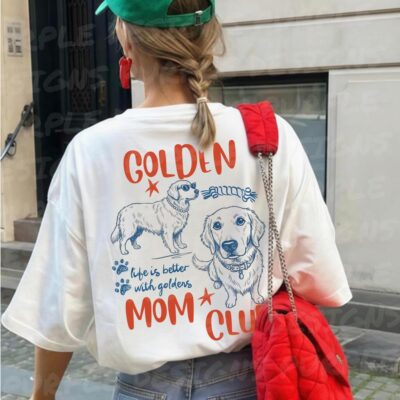 Golden Retriever Mom Club Classic T-shirt