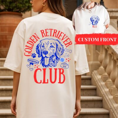 Golden Retriever Club Custom T-shirt