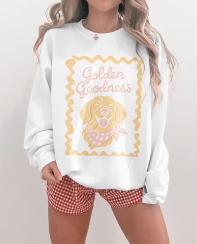 Golden Retriever Fan Art Vintage Sweatshirt
