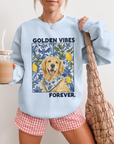 Golden Retriever Vibe Forever Sweatshirt