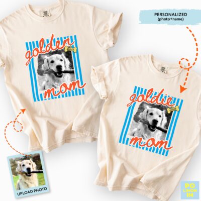 Golden Retriever Comfort Style Custom T-shirt
